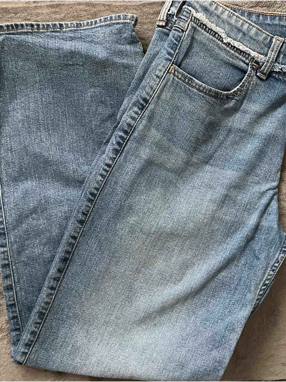 abercrombie kids High Waist Wide Leg Medium Wash 17/18 Regular